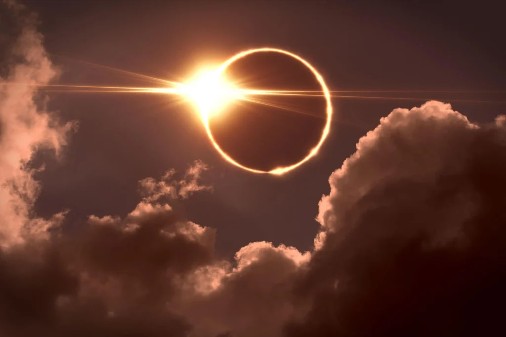 Solar Eclipse in Aries 2025