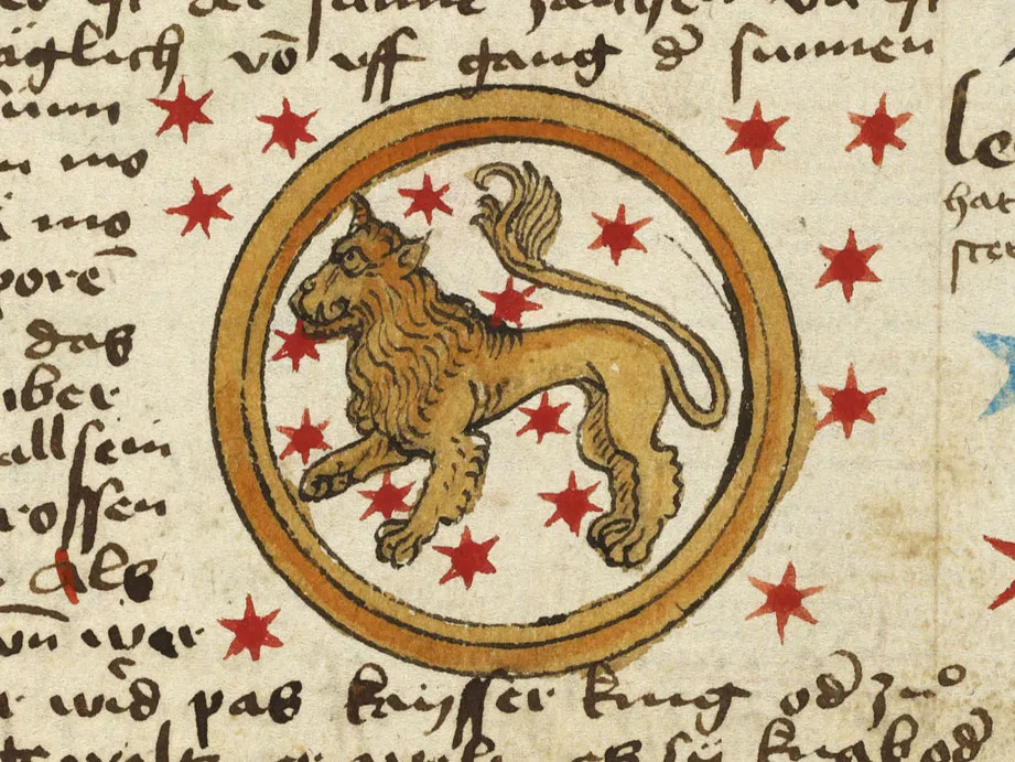 Leo-ink-paper-manuscript-Ulm-Augsburg-Germany Mercury Retrograde in Leo 2025