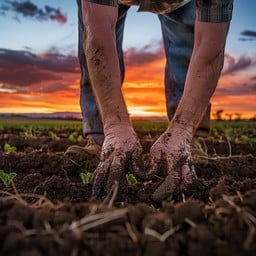 hands-in-soil-stockcake Saturn in Aries